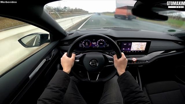 2022 Skoda Octavia Combi Sportline 4x4 2.0 TSI - Pov Test Drive