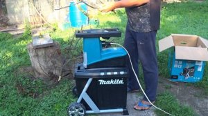 САДОВЫЙ ИЗМЕЛЬЧИТЕЛЬ MAKITA UD2500 пробую в работе \ РАСПАКОВКА