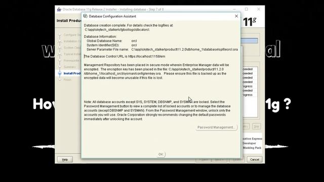 How to Install Oracle DataBase 11G on windows 10 смотреть онлайн