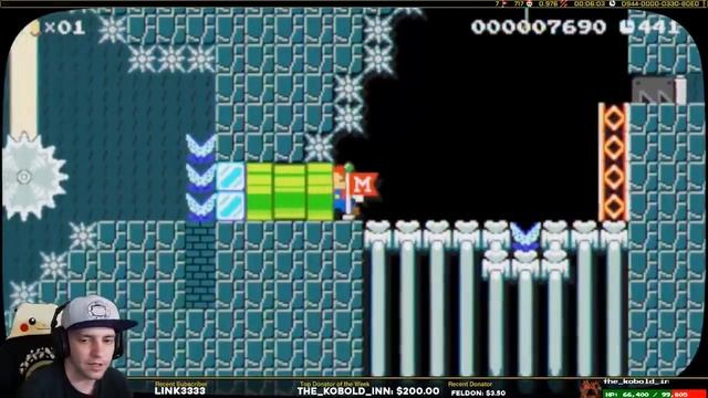 Mega Mustache Madness! Mario Maker смотреть онлайн