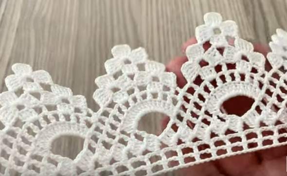 Вязание крючком: Кайма, обвязка края, ажур, кружева. смотреть онлайн