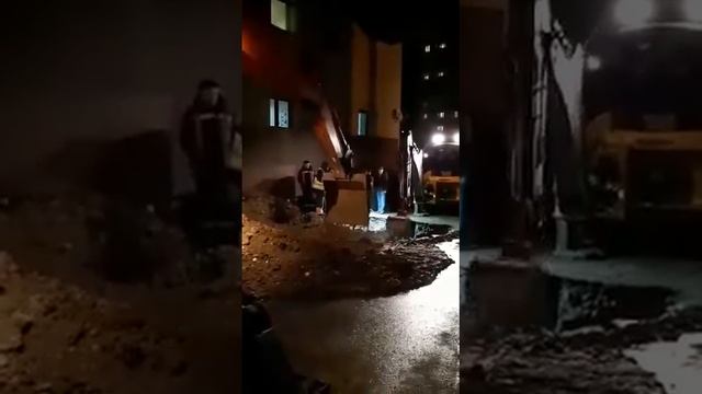 В Ставрополе всю ночь ремонтировали забитый участок канализации смотреть онлайн