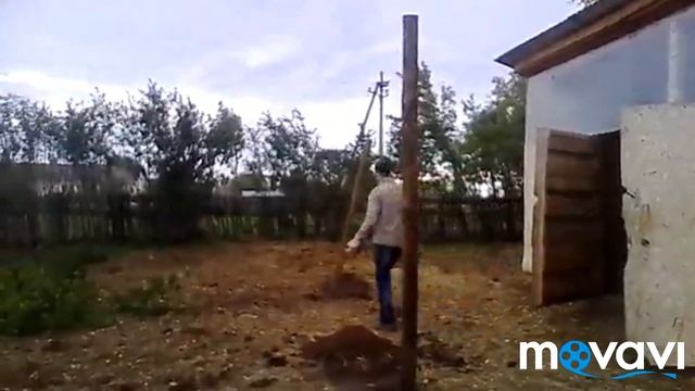 Делаем навес к конюшни