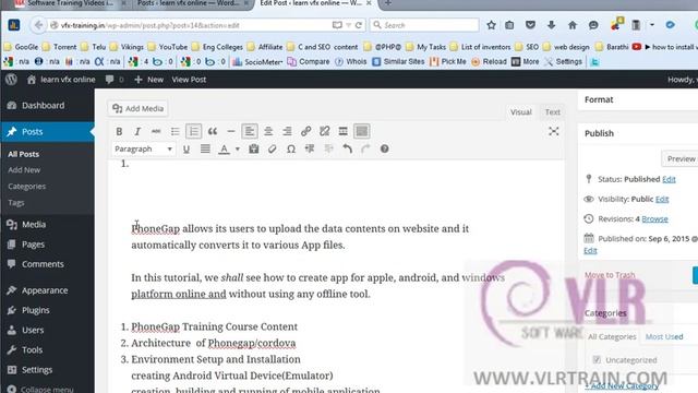Wordpress editor shortcuts for writing content English-13-vlr training смотреть онлайн
