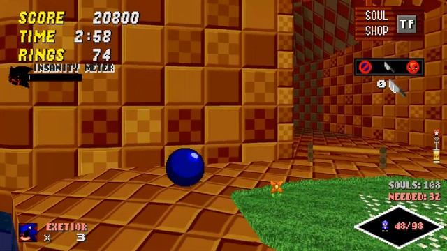 Sonic Robo Blast 2 - Sonic Exetior Mod смотреть онлайн