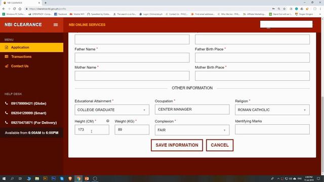 How to Convert Height from Feet and Inches to Centimeters for NBI Clearance Online смотреть онлайн