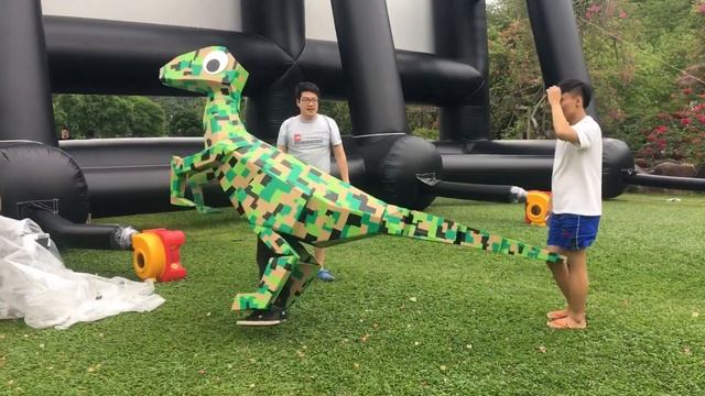 Old Cardboard Dinosaurs Costume