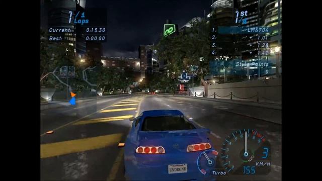 NFS Underground - Toyota Supra смотреть онлайн