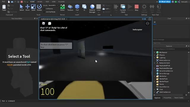 nextbot testing 1 (roblox studio) смотреть онлайн