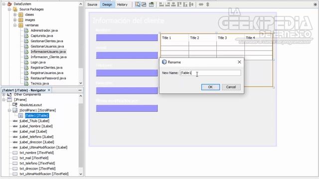 Curso Java intermedio #79 | Proyecto final – Diseño interfaz para información del cliente смотреть онлайн