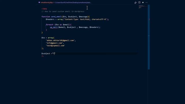 Send email to multiple users in wordpress , custom code смотреть онлайн
