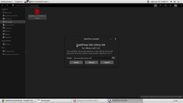 COMO DESCARGAR OPTIFINE PARA MINECRAFT 1.8/UBUNTU Y WINDOWS/ BY MANUYT смотреть онлайн