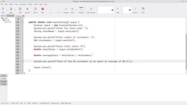 Chapter 3: Formatted Printing (part 2) смотреть онлайн