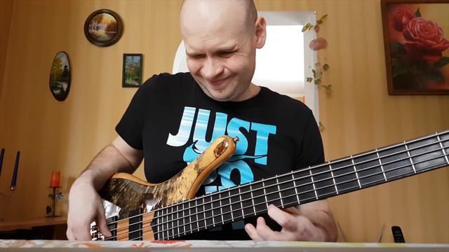 Bass guitar funk improvisation смотреть онлайн