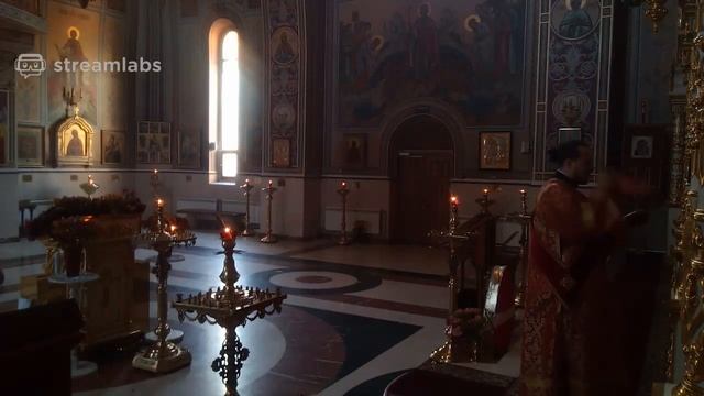 Тестовая трансляция вечернего богослужения в кафедральном соборе равноапостольного князя Владимира смотреть онлайн