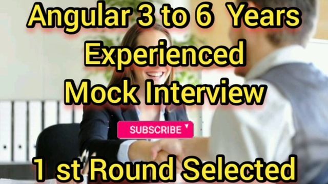 Angular 3 to 6 Years Experienced Mock Interview |Angular Experienced Interview questions and answer смотреть онлайн
