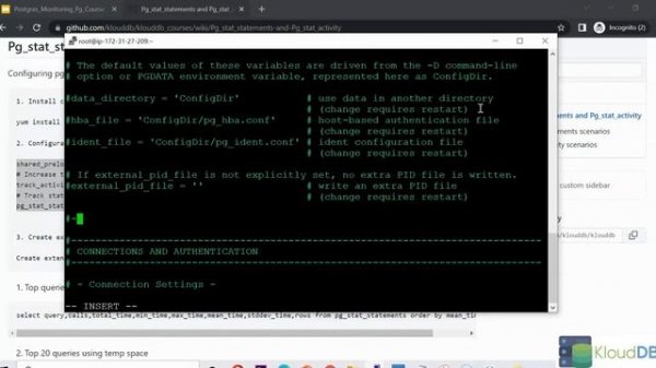 Postgres enable pg_stat_statements extension #postgresql #postgres