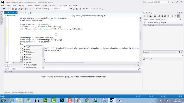 105 - Add border to a specific cell of Excel in C# App смотреть онлайн