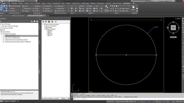 AutoCAD Civil 3D 2016 - ACRESCENTANDO DIÂMETRO DE UM TUBO NO PART BUILDER смотреть онлайн
