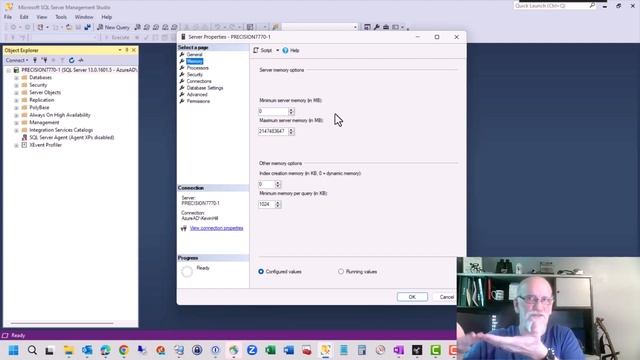 SQL Server Minimum and Maximum Server Memory смотреть онлайн