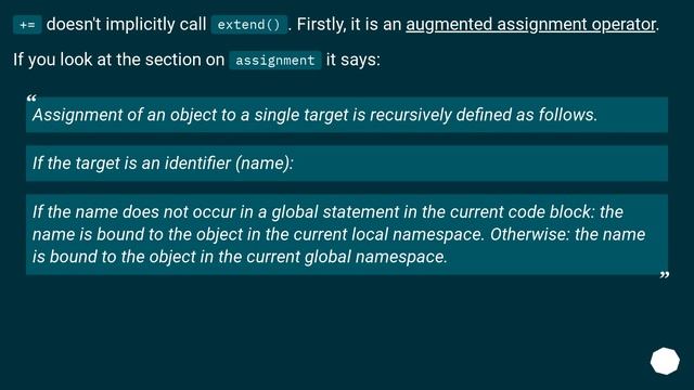 Python += versus .extend() inside a function on a global variable смотреть онлайн
