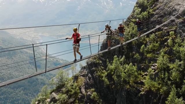 The perfect climb - Via Ferrata Loen смотреть онлайн