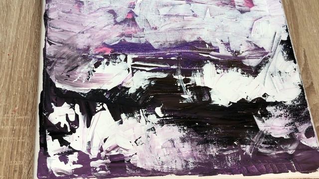 Relaxing / Purple / Abstract Painting / Demonstration смотреть онлайн