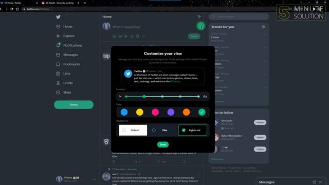 How to turn off Dark Mode on Twitter 2023 смотреть онлайн