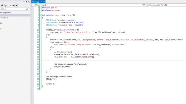 SDL 2 Made Easy Tutorial 3 - Bitmaps смотреть онлайн
