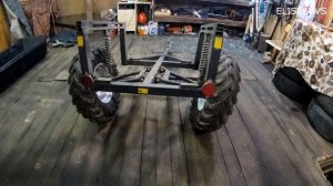 обзор самодельного прицепа для квадроцикла