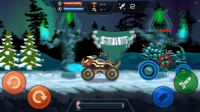Победил БОССА в НЕКРОПОЛЕ - Прохождение Игры Mad Truck Challenge Машинки Монстры смотреть онлайн