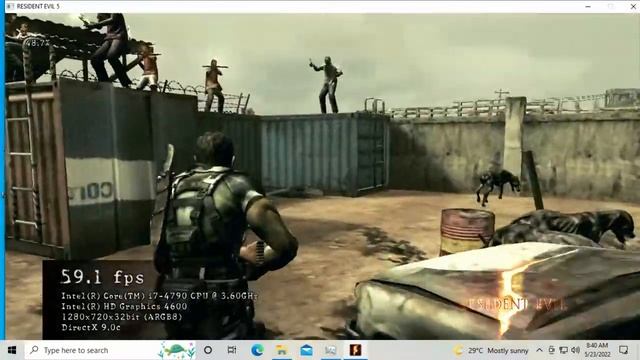 Resident Evil 5 Intel HD 4600 (Low End PC) смотреть онлайн