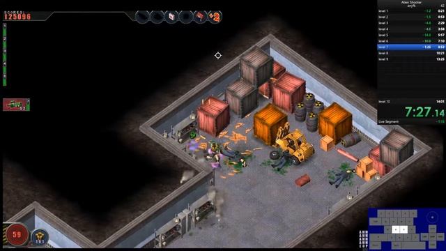 Alien Shooter 13:59 Speedrun (13:07 in-game) (top 1 real time and top 2 in-game on the world) смотреть онлайн
