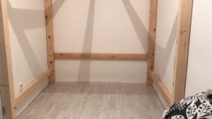 КРОВАТЬ НА 2 ЭТАЖЕ / КАК МЫ ПО МАКСИМУМУ ИСПОЛЬЗОВАЛИ ПРОСТРАНСТВО / двухуровневая студия 24 кв.м.