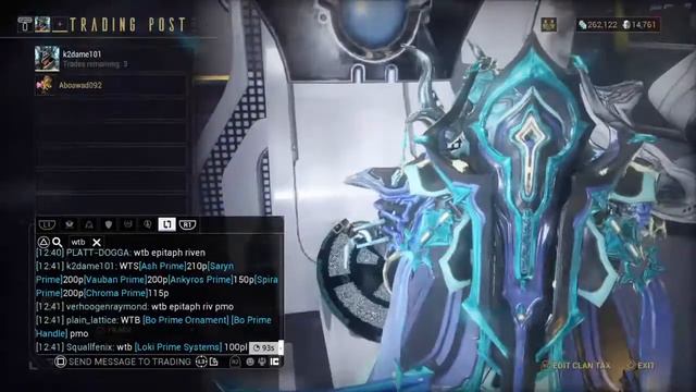 Warframe Making Platinum|Trade Chat 14.7k Platinum|Prime Sets|Mods|Vaulted Relics & Parts смотреть онлайн