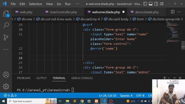 Laravel Validation, Make Controller, Model, Migration, Flash Session, Insert Data Laravel 9 Tutoria смотреть онлайн