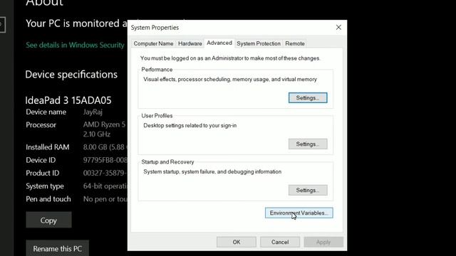 Set Path in windows 10 | Environment variable | System Path | Java | Python смотреть онлайн