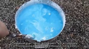 Как правильно побелить деревья известью с медным купоросом?