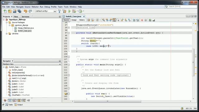 Java Gui Eğitim Seti Ders 11 - KontrolYapılar Switch case смотреть онлайн