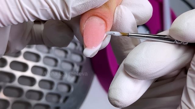 Выкладной френч / Объемные дизайны / 3D дизайны на ногтях / Как делать выкладной френч? #nails смотреть онлайн