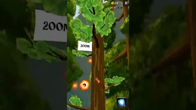 Nuts!: Infinite Forest Run - iOS - iPhone 5 Gameplay смотреть онлайн