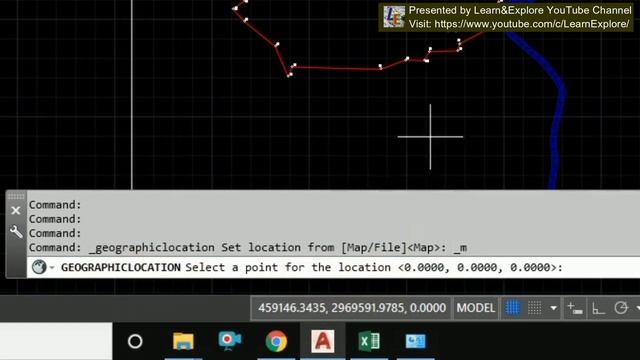 GeoLocation in AutoCAD | Google Map overlay in AutoCAD | Online Satellite Map in AutoCAD смотреть онлайн