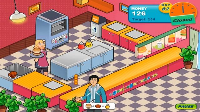 Cooking Games For Girls | Burger Restaurant смотреть онлайн