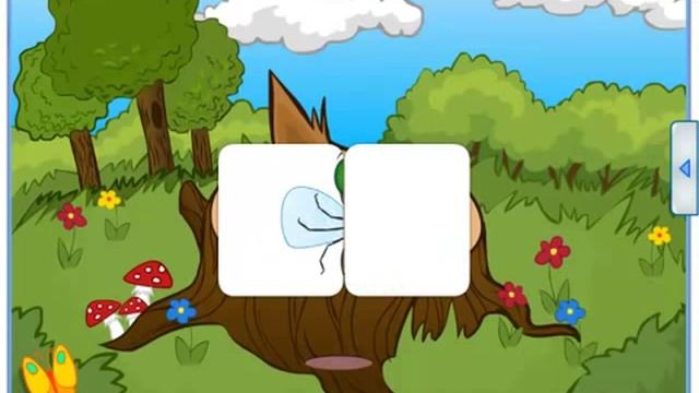 Развивающая игра "Хитрая половинка" смотреть онлайн