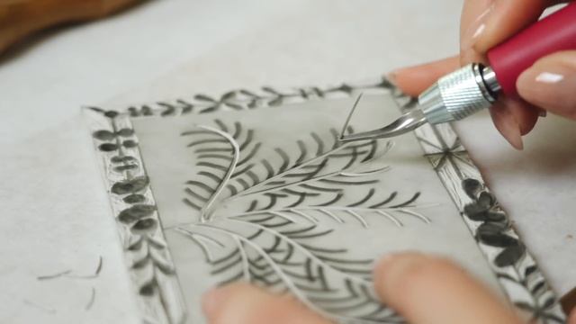 DIY Stamps  ?️  Linocut Process (calm Sketching, Carving, Block Printing)