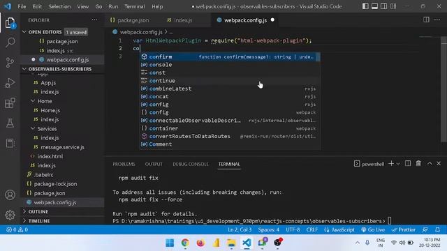 ReactJS - Observables смотреть онлайн