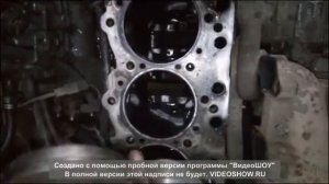 Выприсовка гильз из блока цилиндров isuzu 4JG2