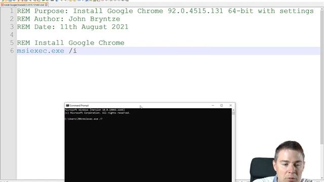 7. Win32 app creation Microsoft Intune: Google Chrome MSI installer in CMD Script (7/33) смотреть онлайн