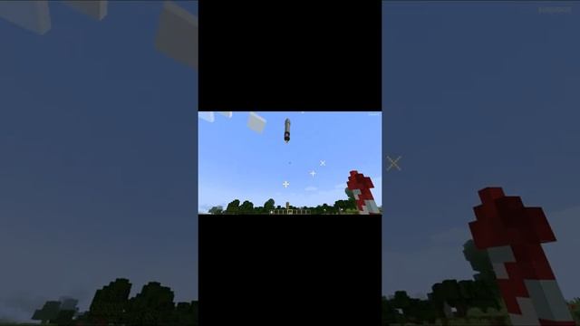 Запускаем Falcon 9 в майнкрафт! Датапак на полет в космос! #Shorts смотреть онлайн