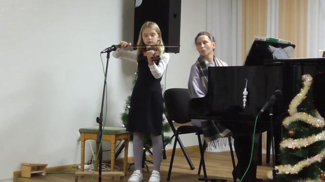 Анастасия Лукьянюк играет на скрипке "Савка и Гришка", "Лягушонок" смотреть онлайн